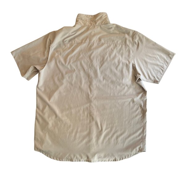 Columbia Omni-Wick Shirt Beige XXL/T2G Advanced Evaporation Outdoor Fishing - Picture 2 of 3